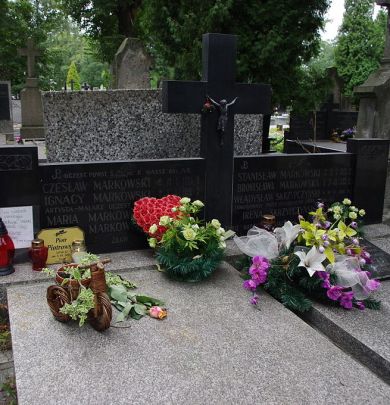 Grób malarza Ignacego Markowskiego na Cmentarzu Bródnowskim w Warszawie